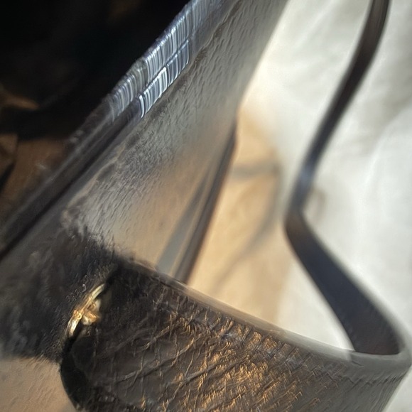 Kate Spade Womens Leather Lined Full Zip Top Handle Tote Black Bag - Picture 6 of 10